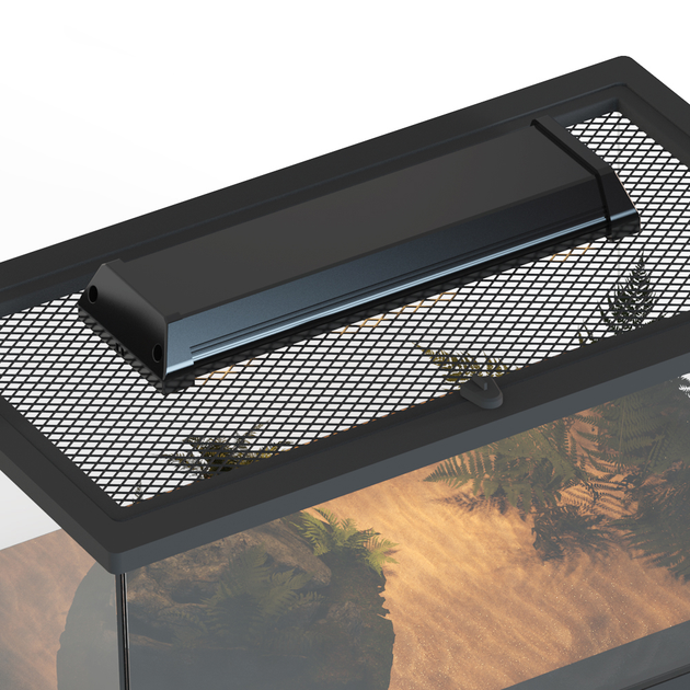 Лінійна світлодіодна UVA/UVB лампа для тераріуму NOMOy Pet Adjustable UVB reptile lamp — 8W, 218x66x28 мм - зображення 3