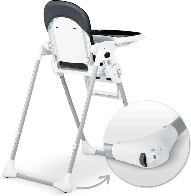 Krzesełko do karmienia Ricokids Tulo czarne (5903890614188) - obraz 5