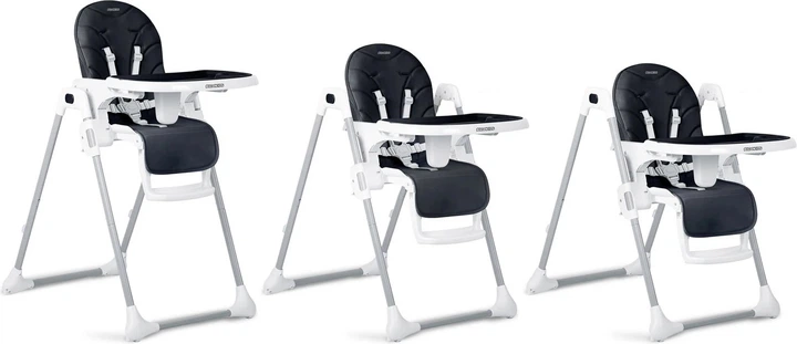 Krzesełko do karmienia Ricokids Tulo czarne (5903890614188) - obraz 8