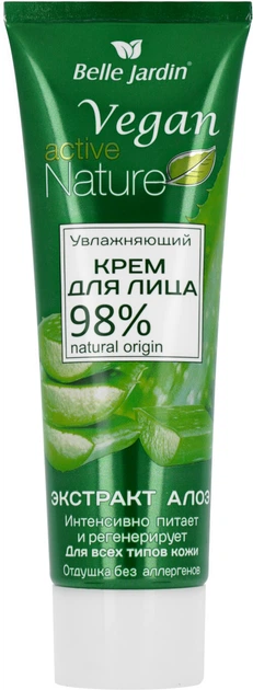 Крем для лица Belle Jardin Vegan Active Nature увлажняющий с экстрактои Алоэ 85 мл (5907582908074) - Фото 1 Крем для лица Belle Jardin Vegan Active Nature увлажняющий с экстрактои Алоэ 85 мл (5907582908074) - изображение 1