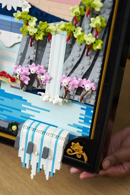 Конструктор LEGO Art Японский пейзаж с цветущей сакурой 1892 детали (31218) - изображение 11