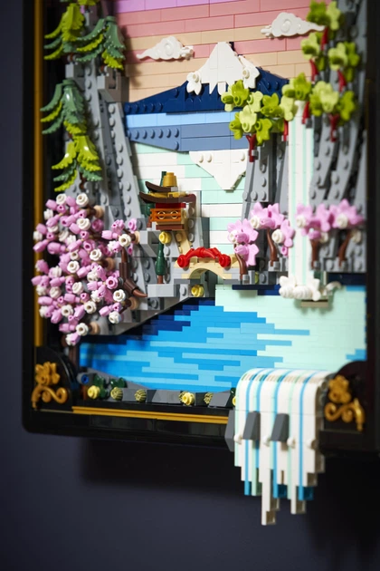 Конструктор LEGO Art Японский пейзаж с цветущей сакурой 1892