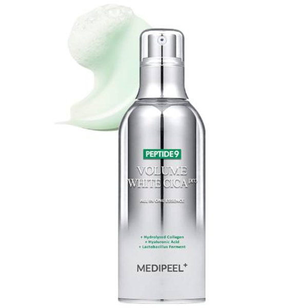 Пузырьковая эссенция Medi Peel Peptide 9 Volume White Cica Essence Pro омолаживающая от морщин 100 мл - изображение 3