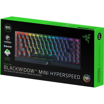 Клавіатура бездротова Razer BlackWidow V3 Mini Hyperspeed Green Switch Black (RZ03-03891600-R3R1) - зображення 6