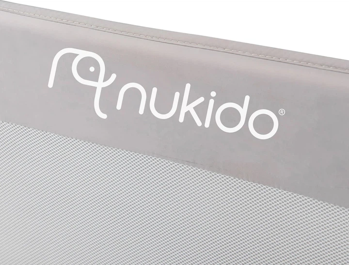 Захисний бар'єр для ліжка Nukido 150 x 66 x 35 см сірий (5903890609931) - зображення 2