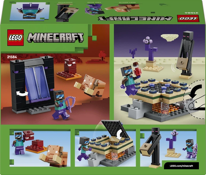 Конструктор LEGO Minecraft Путешествие в Нижний мир и Портал в