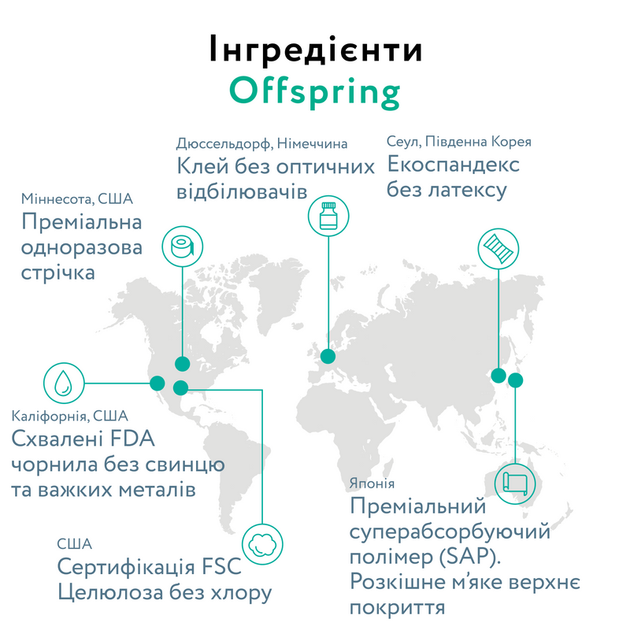 Подгузники-трусики Offspring Sky Размер XXL 15-23 кг 24 шт (DP-OI-FAP-XXL24P-SKY) (9355465009152) - изображение 7