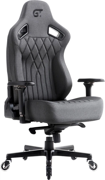 Геймерське крісло GT Racer X-0732 Fabric Gray XL - Фото 9 Геймерське крісло GT Racer X-0732 Fabric Gray XL - зображення 9