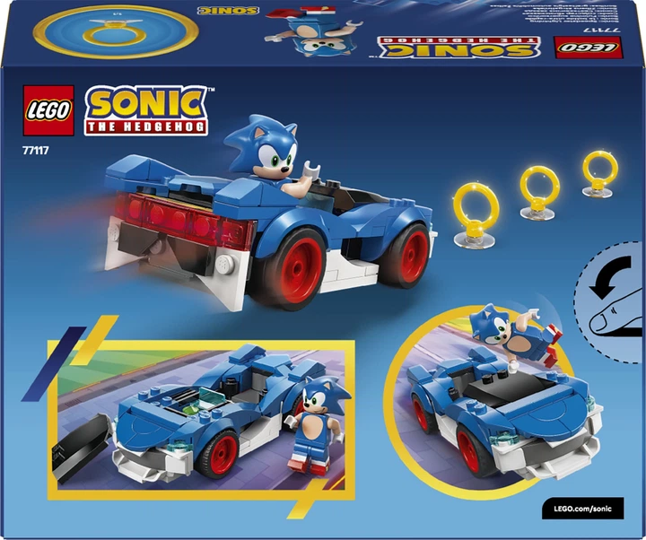 Конструктор LEGO Sonic Соник: спидстер «Молния» 126 деталей (77117
