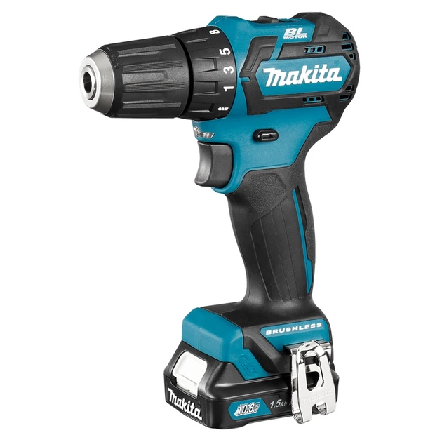 Шурупокрут-дриль акумуляторний DF332DWYE 10.8В Makita 000339904 - зображення 2