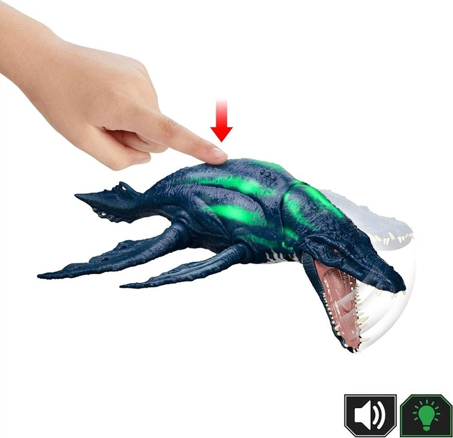 Іграшка Світ Юрського періоду - Брахаухеніус Jurassic World Wild Roar Brachauchenius Dinosaur Action Figure Mattel - зображення 2