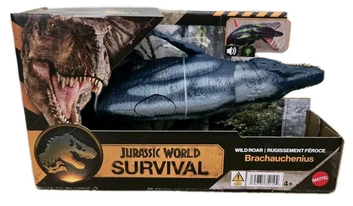 Іграшка Світ Юрського періоду - Брахаухеніус Jurassic World Wild Roar Brachauchenius Dinosaur Action Figure Mattel - зображення 4