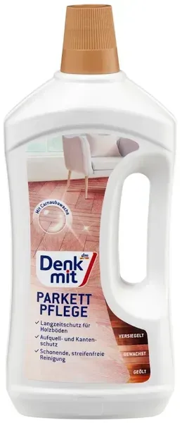 Засіб для догляду за паркетом Denkmit Parkettpflege, 1 л - Фото 2 Засіб для догляду за паркетом Denkmit Parkettpflege, 1 л - зображення 2