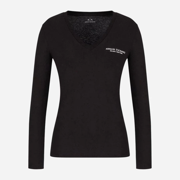 Лонгслив длинный женский Armani Exchange 256637860 2XL Черный (1159841454) - Фото 6 Лонгслив длинный женский Armani Exchange 256637860 2XL Черный (1159841454) - изображение 6