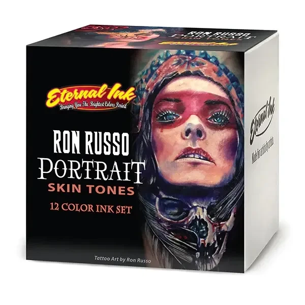 Набор тату красок Portrait Skin Tone 12 Colors Eternal по 30 мл - изображение 5