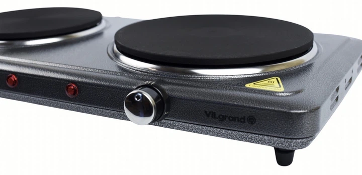 Настольная плита электрическая ViLgrand VHP182F_GRAY - изображение 7