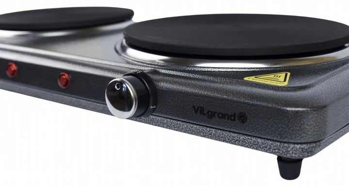 Настольная плита электрическая ViLgrand VHP182F_GRAY - изображение 8