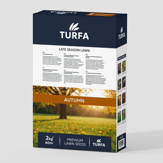 Газонная трава Осенняя TURFA «Autumn» 2 кг - Фото 4 Газонная трава Осенняя TURFA «Autumn» 2 кг - изображение 4