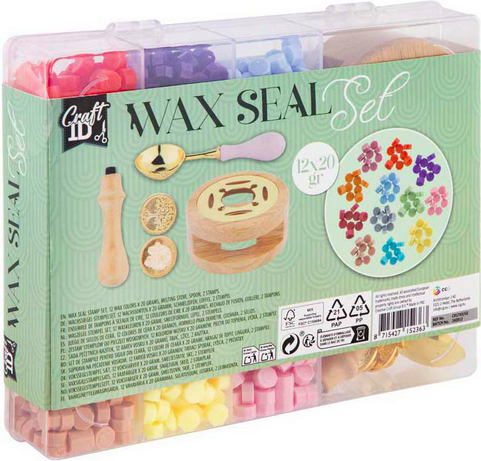 Креативний набір Craft ID Воскових відтисків 12 х 20 г 1630901 (8715427152363) - зображення 2