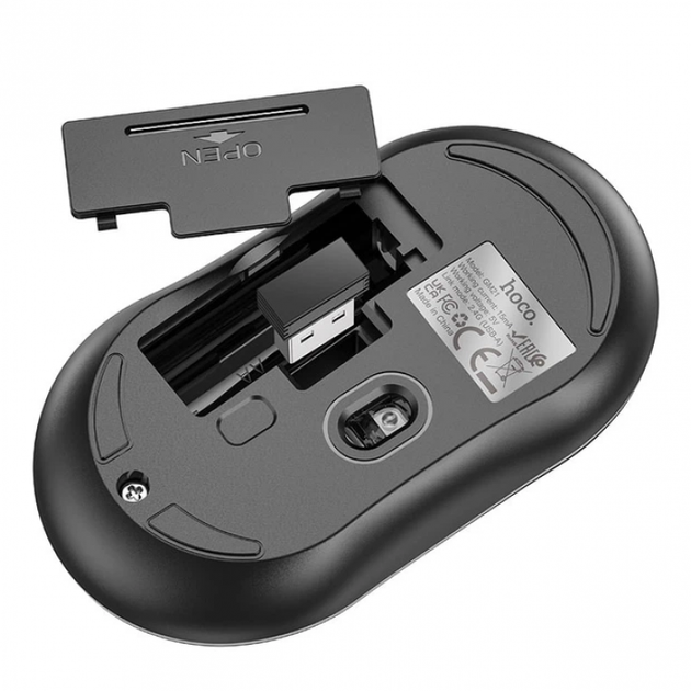 Беспроводная компьютерная мышь HOCO GM21 "Platinum" 1600DPI 2.4G мышка - изображение 4