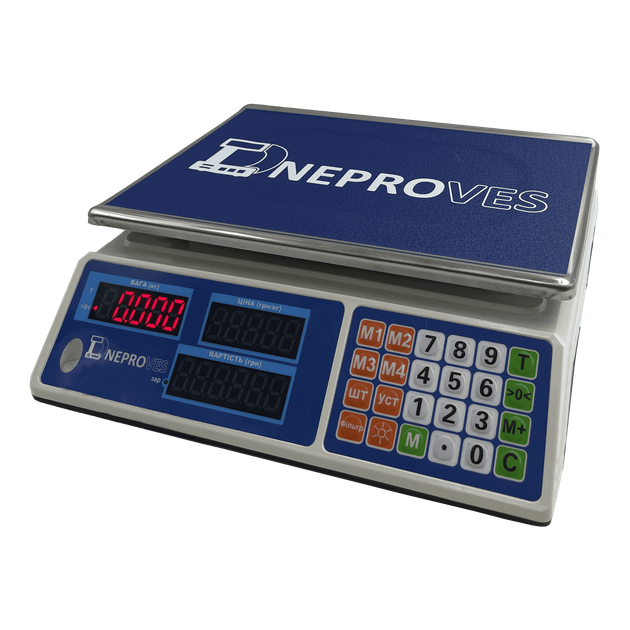 Торговые весы Dneproves ВТД-Л2 30кг - Фото 2 Торговые весы Dneproves ВТД-Л2 30кг - изображение 2