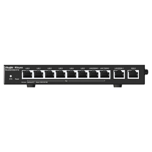 Маршрутизатор Ruijie Networks RG-EG310GH-P-E - Фото 5 Маршрутизатор Ruijie Networks RG-EG310GH-P-E - изображение 5