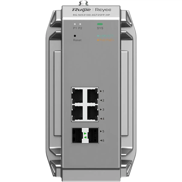 Комутатор мережевий Ruijie Networks RG-NIS3100-4GT2SFP-HP - изображение 4