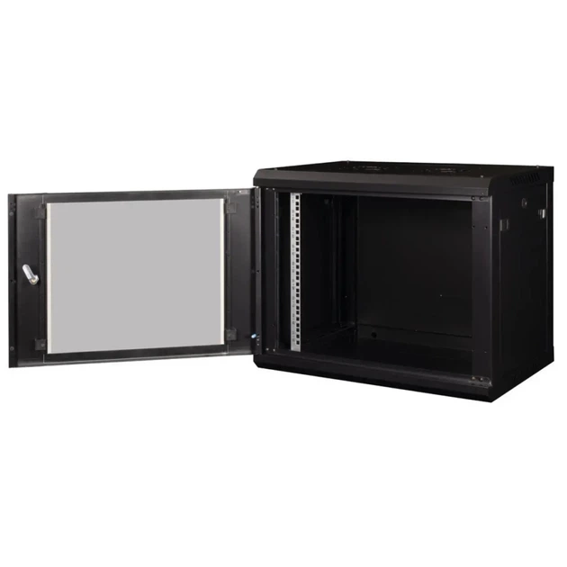 Шафа настінна Hypernet 9U 19" 600x450 ProLine (PL-WMNC-9U-BLACK) - Фото 4 Шафа настінна Hypernet 9U 19" 600x450 ProLine (PL-WMNC-9U-BLACK) - изображение 4
