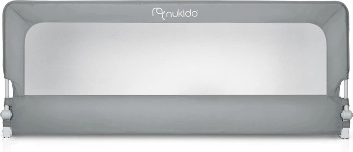 Захисний бортик для ліжка Nukido NK-228 сірий 200 см (5903890631932) - зображення 2