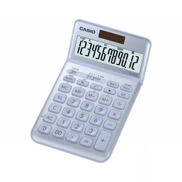 Калькулятор Casio JW-200SC-BU-W-EP, голубой (CALC-CAS-JW-200SC-BU) - Фото 1 Калькулятор Casio JW-200SC-BU-W-EP, голубой (CALC-CAS-JW-200SC-BU) - изображение 1