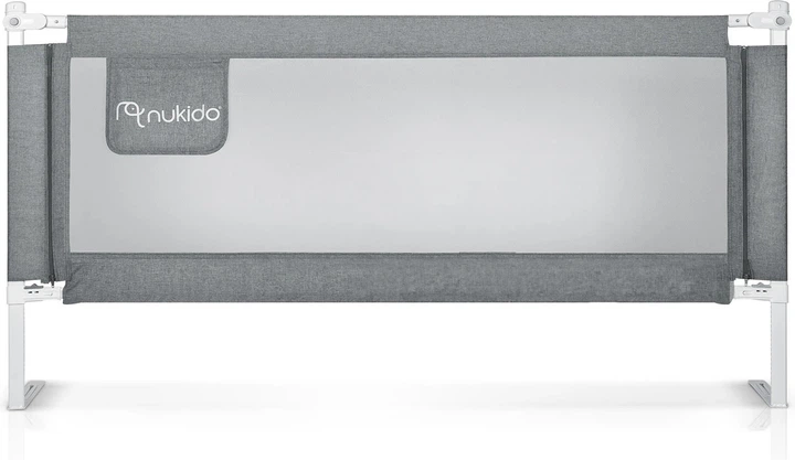 Захисний бортик для ліжка Nukido NK-227 сірий 160 см (5903890631895) - зображення 2