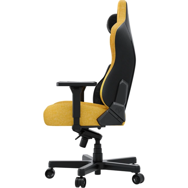 Крісло ігрове Anda Seat Kaiser 3E Fabric XL Bright Yellow (AD23YC-XL-09-Y-CF-Y01) - Фото 5 Крісло ігрове Anda Seat Kaiser 3E Fabric XL Bright Yellow (AD23YC-XL-09-Y-CF-Y01) - зображення 5