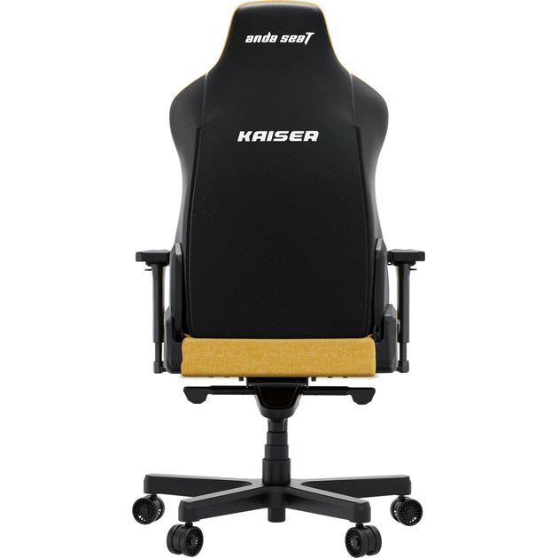 Крісло ігрове Anda Seat Kaiser 3E Fabric XL Bright Yellow (AD23YC-XL-09-Y-CF-Y01) - Фото 6 Крісло ігрове Anda Seat Kaiser 3E Fabric XL Bright Yellow (AD23YC-XL-09-Y-CF-Y01) - зображення 6