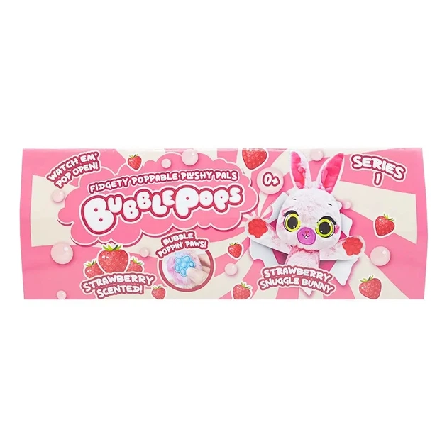 М'яка іграшка Bubble Pops Полуничне зайченя 20 см (2402005/4) - зображення 2
