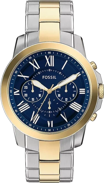 Мужские часы Fossil Grant Chronograph FS6132 - Фото 1 Мужские часы Fossil Grant Chronograph FS6132 - изображение 1