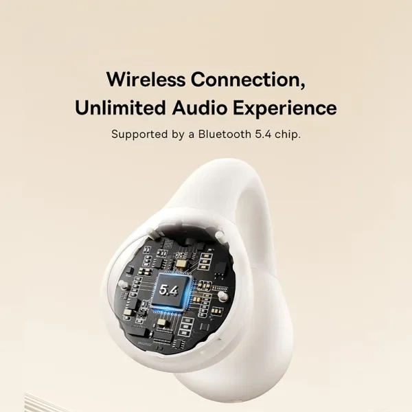Беспроводные Наушники Baseus Bass 15 Clip Open-Ear TWS white (A00079500223-00) - Фото 12 Беспроводные Наушники Baseus Bass 15 Clip Open-Ear TWS white (A00079500223-00) - изображение 12