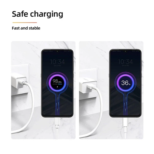 Кабель для быстрой зарядки Xiaomi 120W USB - Type-C 2м, зарядный провод шнур для телефона ЮСБ на Тайп Си - изображение 3