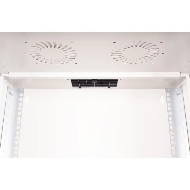 Szafa wisząca Digitus SOHO PRO 12U 19" 540x400 mm z perforowanymi drzwiami szara DN-49210 (4016032499046) - obraz 8