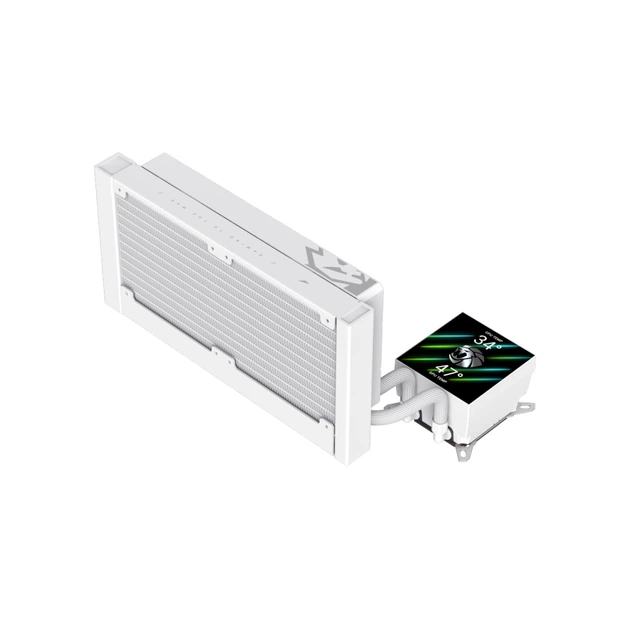 Система жидкостного охлаждения Gamemax GLACIER 240 LCD WH - изображение 6