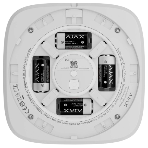 Беспроводной пожарный извещатель Ajax EN54 FireProtect (VAD) питание 4хCR123A Белый - Фото 3 Беспроводной пожарный извещатель Ajax EN54 FireProtect (VAD) питание 4хCR123A Белый - изображение 3