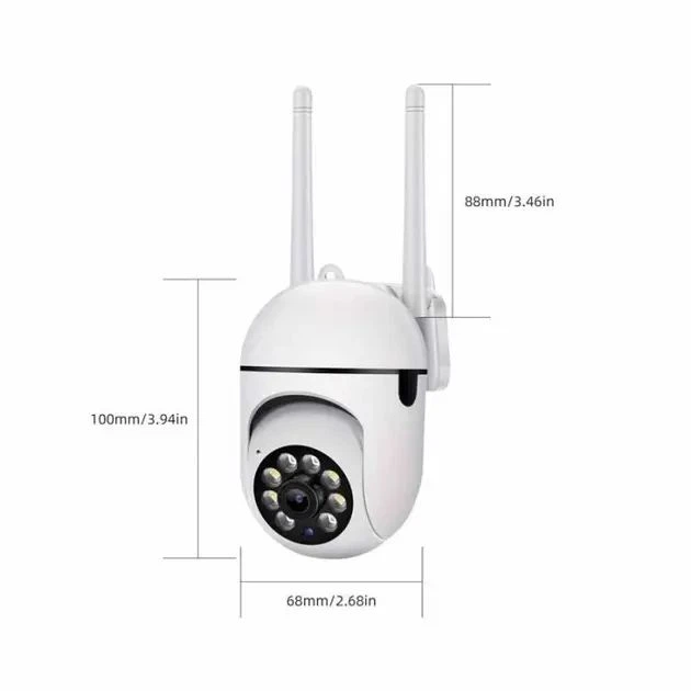 Уличная камера 2 Мп PTZ WiFi A1-WIFI/IPC-E27-3 IP66 5-кратный зум, с поворотной головкой, ИК-подсветкой 30 м и двусторонней связью - изображение 3