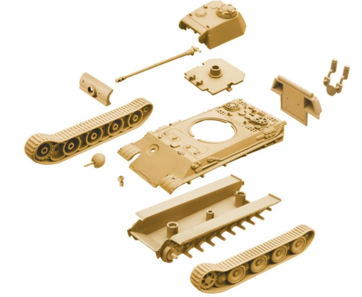 Збірні моделі 1:72 танки Pz.Kfpw. V Panther Ausf. G Italeri 7504 - зображення 4