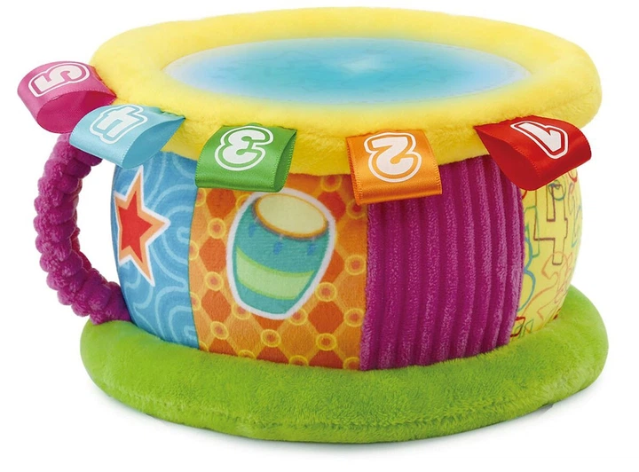 Interaktywna zabawka Vtech Pluszowy bębenek świetlny 3830723 (3417766125422) - obraz 2