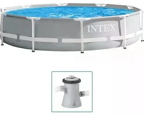 Бассейн каркасный Intex 26706 SC/1 круглый с насосом-фильтром от 6-ти лет 305х99 см 6500 л (I7-75178) - изображение 2