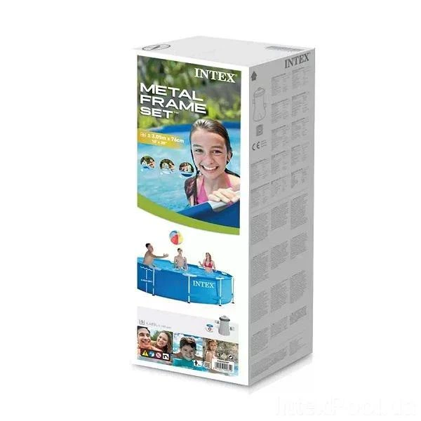 Бассейн каркасный Intex 28202 с фильтр-насосом 4485 л 305х76 см (I7-42517) - изображение 4