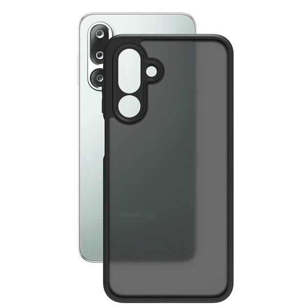 Чехол TPU Bamper Case для Samsung Galaxy M36 с защитной рамкой на камеру чёрный - изображение 5
