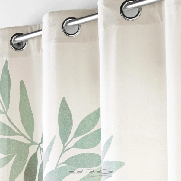 Штора на люверсах Douceur d'intérieur Nympa з принтом у вигляді листя 140 x 260 см (3574386124546) - зображення 2