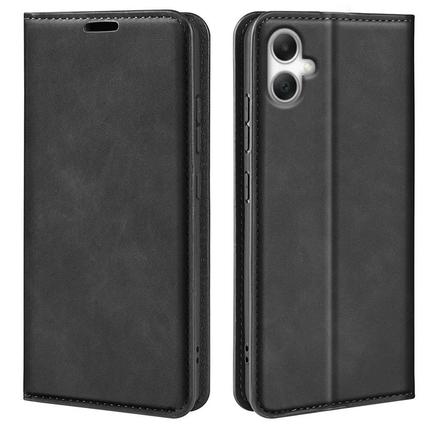 Чехол Taba Retro-Skin для Samsung Galaxy A07 / A075 книжка кожа PU с визитницей черный - Фото 1 Чехол Taba Retro-Skin для Samsung Galaxy A07 / A075 книжка кожа PU с визитницей черный - изображение 1
