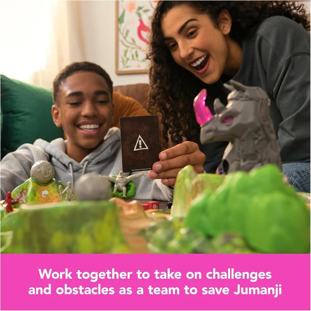 Настольная игра Spin Master Джуманджи Jumanji Stampede 3D Adventure Board Game - изображение 5