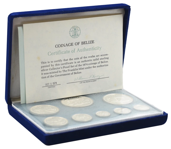 Набор монет Белиз набор из 8 монет 1974 Proof 1, 5, 10, 25, 50 центов, 1, 5, 10 долларов - Фото 2 Набор монет Белиз набор из 8 монет 1974 Proof 1, 5, 10, 25, 50 центов, 1, 5, 10 долларов - изображение 2